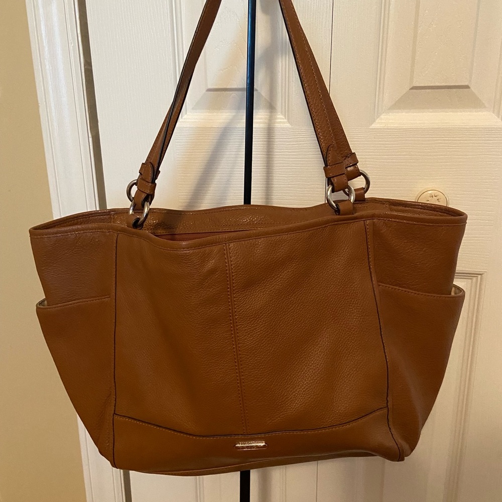 Coach leather brown bag